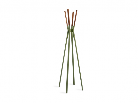 Splash Coat Rack by Blu Dot walnut