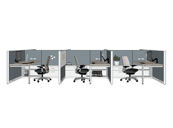 Pannel-Based Workstation 3D image