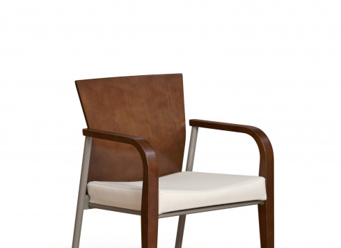 Mingle wood side seating