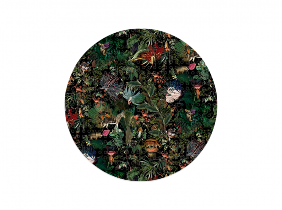 Extinct Animals Menagerie Round lush Rug by Moooi Carpets