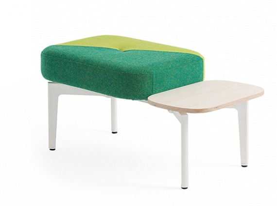 bench and table