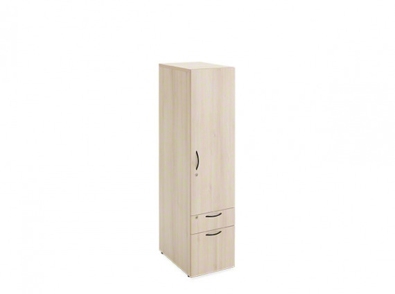 Universal Laminate Storage Tower by Steelcase in wood